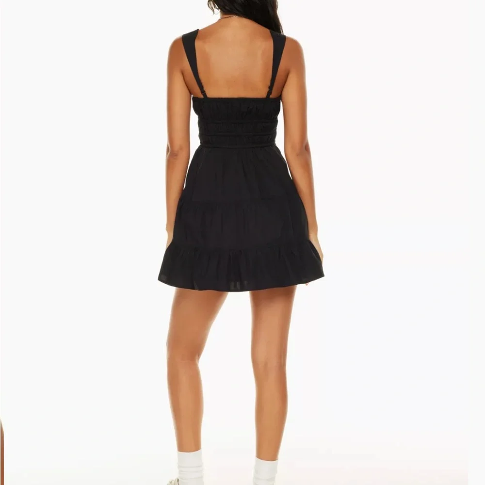 Sunday Best Black Smocked Sundress - Picture 4 of 6